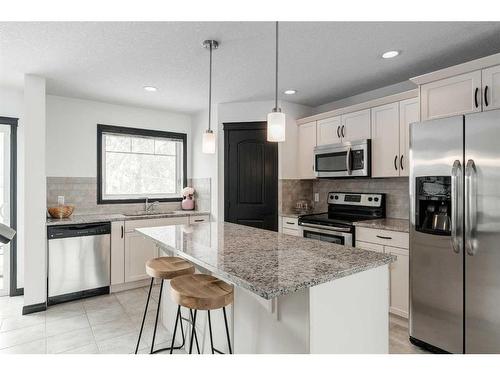 224 Cranberry Park Se, Calgary, AB - Indoor Photo Showing Kitchen With Stainless Steel Kitchen With Upgraded Kitchen