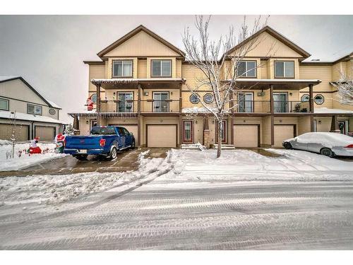 257 Copperpond Landing Se, Calgary, AB - Outdoor With Balcony With Facade