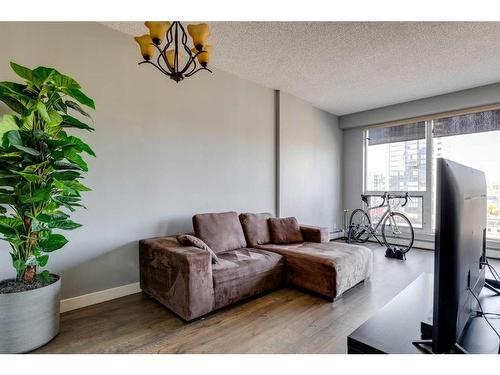 905-1053 10 Street Sw, Calgary, AB - Indoor Photo Showing Living Room