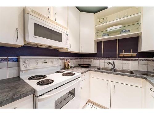 1001 19 Avenue Se, Calgary, AB - Indoor Photo Showing Kitchen With Double Sink