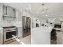 507 Cantrell Drive Sw, Calgary, AB  - Indoor Photo Showing Kitchen With Upgraded Kitchen 