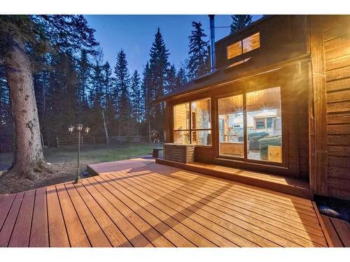 9 Ghost Road, Benchlands, AB - Outdoor With Deck Patio Veranda