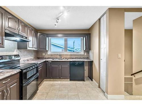 448 Ogden Drive Se, Calgary, AB - Indoor Photo Showing Kitchen With Double Sink