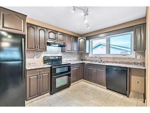 448 Ogden Drive Se, Calgary, AB - Indoor Photo Showing Kitchen With Double Sink