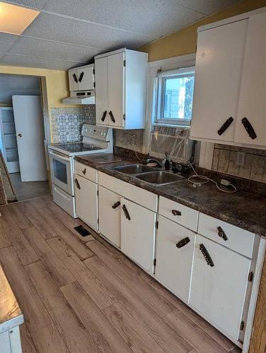 514 3 Avenue, Bassano, AB - Indoor Photo Showing Kitchen With Double Sink