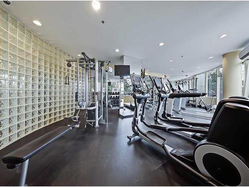 904-1088 6 Avenue Sw, Calgary, AB - Indoor Photo Showing Gym Room