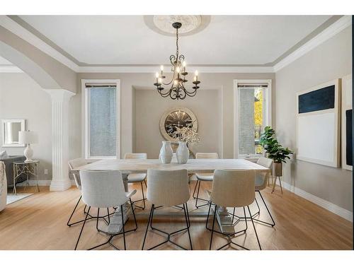 74 Patterson Close Sw, Calgary, AB - Indoor Photo Showing Dining Room