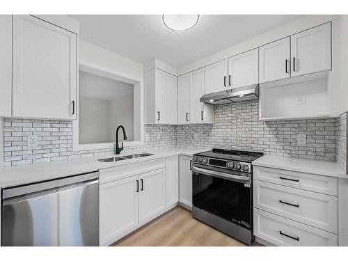 20 Everhollow Way Sw, Calgary, AB - Indoor Photo Showing Kitchen With Double Sink With Upgraded Kitchen