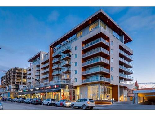 701-8445 Broadcast Avenue Sw, Calgary, AB - Outdoor With Balcony With Facade