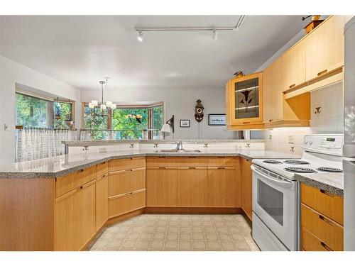 1221 20A Street Nw, Calgary, AB - Indoor Photo Showing Kitchen With Double Sink