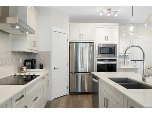 4308-522 Cranford Drive Se, Calgary, AB - Indoor Photo Showing Kitchen With Double Sink With Upgraded Kitchen