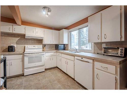 7002 54 Avenue Nw, Calgary, AB - Indoor Photo Showing Kitchen With Double Sink