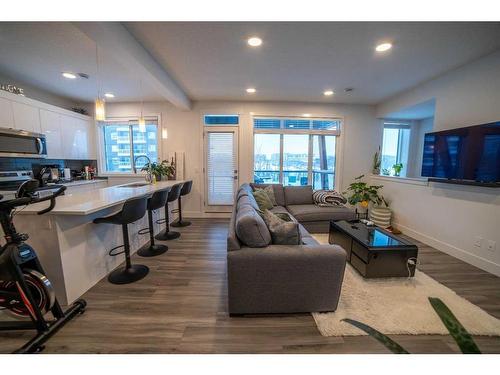 4375 Seton Drive Se, Calgary, AB - Indoor Photo Showing Living Room