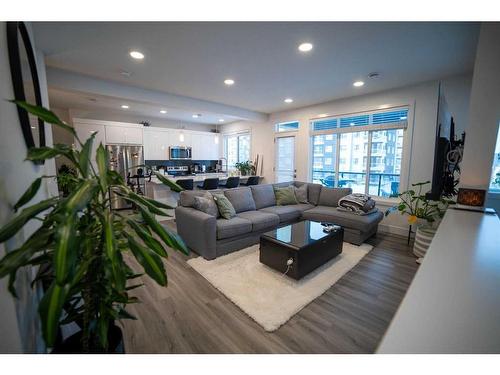 4375 Seton Drive Se, Calgary, AB - Indoor Photo Showing Living Room