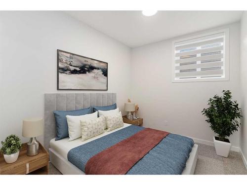 333 Magnolia Way Se, Calgary, AB - Indoor Photo Showing Bedroom