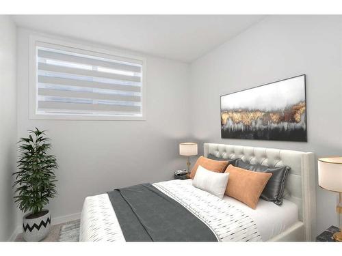 333 Magnolia Way Se, Calgary, AB - Indoor Photo Showing Bedroom