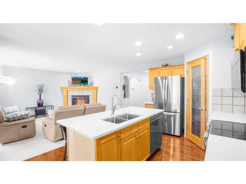 113 Covehaven Gardens Ne, Calgary, AB - Indoor Photo Showing Kitchen With Stainless Steel Kitchen With Double Sink