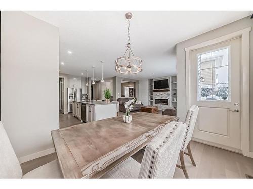 136 Riviera Way, Cochrane, AB - Indoor Photo Showing Dining Room