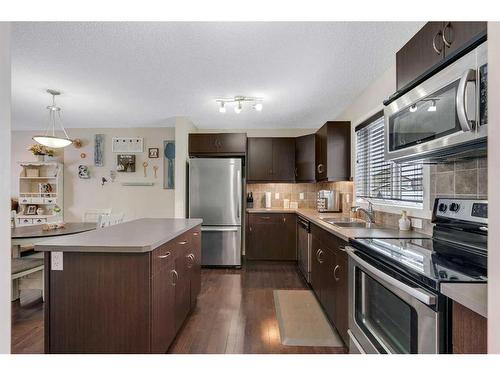 124 Panamount Way Nw, Calgary, AB - Indoor Photo Showing Kitchen With Stainless Steel Kitchen