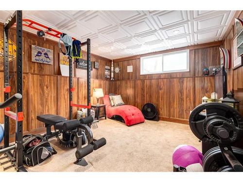 28 Midlawn Place Se, Calgary, AB - Indoor Photo Showing Gym Room