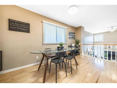 3919 17 Street Sw, Calgary, AB - Indoor Photo Showing Dining Room With Fireplace