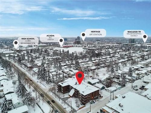 204-8403 Fairmount Drive Se, Calgary, AB - Outdoor With View