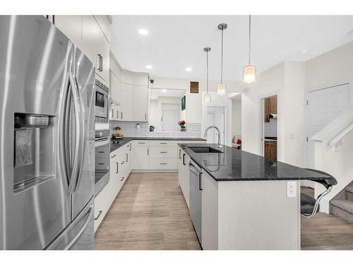 103 Homestead Grove Ne, Calgary, AB - Indoor Photo Showing Kitchen With Upgraded Kitchen