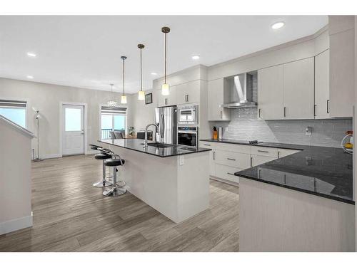 103 Homestead Grove Ne, Calgary, AB - Indoor Photo Showing Kitchen With Upgraded Kitchen