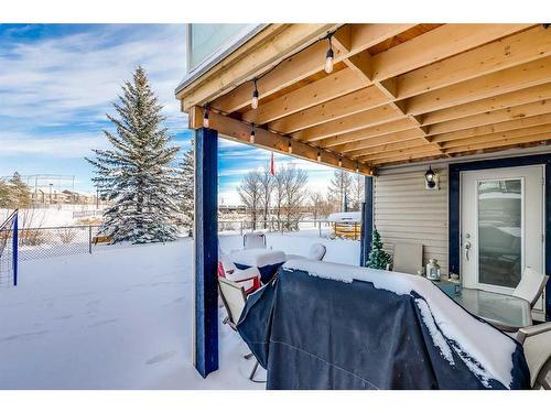 120 Bayside Point Sw, Airdrie, AB - Outdoor With Deck Patio Veranda With Exterior