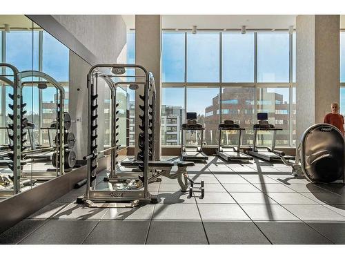 405-930 16 Avenue Sw, Calgary, AB - Indoor Photo Showing Gym Room