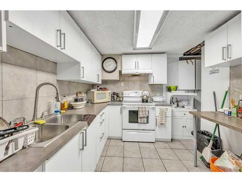 655 Penbrooke Road Se, Calgary, AB - Indoor Photo Showing Kitchen With Double Sink