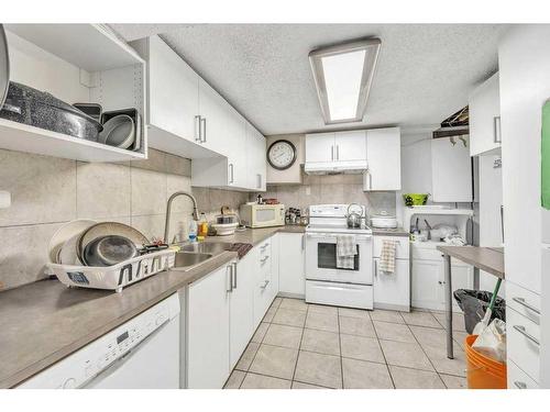 655 Penbrooke Road Se, Calgary, AB - Indoor Photo Showing Kitchen With Double Sink