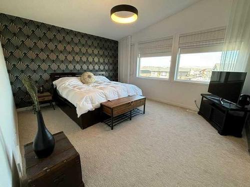 332 South Harmony Drive, Rural Rocky View County, AB - Indoor Photo Showing Bedroom