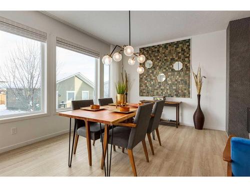 332 South Harmony Drive, Rural Rocky View County, AB - Indoor Photo Showing Dining Room