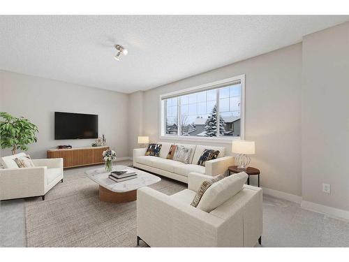 46 Chapman Close Se, Calgary, AB - Indoor Photo Showing Living Room