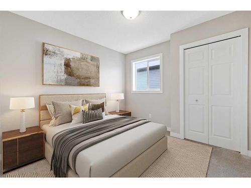 46 Chapman Close Se, Calgary, AB - Indoor Photo Showing Bedroom