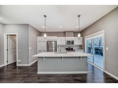 1203-881 Sage Valley Boulevard Nw, Calgary, AB - Indoor Photo Showing Kitchen With Upgraded Kitchen