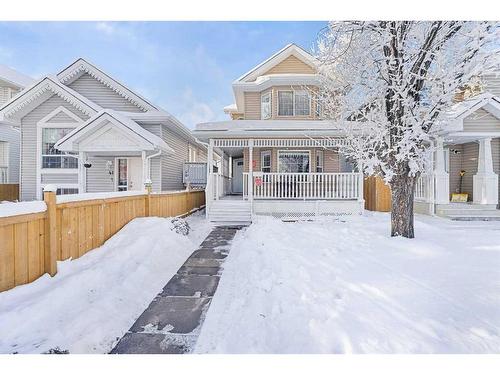 43 Martinbrook Link Ne, Calgary, AB - Outdoor With Deck Patio Veranda With Facade