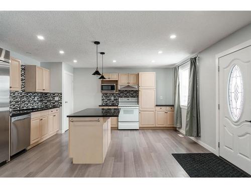 51 Falshire Place Ne, Calgary, AB - Indoor Photo Showing Kitchen With Upgraded Kitchen