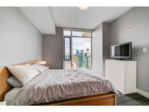 3509-1122 3 Street Se, Calgary, AB - Indoor Photo Showing Bedroom