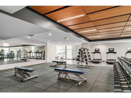 3509-1122 3 Street Se, Calgary, AB - Indoor Photo Showing Gym Room