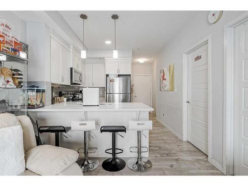 122-20 Seton Park Se, Calgary, AB - Indoor Photo Showing Kitchen With Upgraded Kitchen