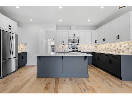 59 Edith Terrace Nw, Calgary, AB - Indoor Photo Showing Kitchen With Stainless Steel Kitchen With Upgraded Kitchen