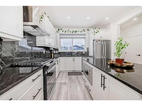 240 Belmont Boulevard Sw, Calgary, AB - Indoor Photo Showing Kitchen With Upgraded Kitchen