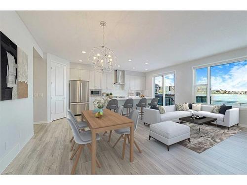 36 Belmont Terrace Sw, Calgary, AB - Indoor Photo Showing Living Room