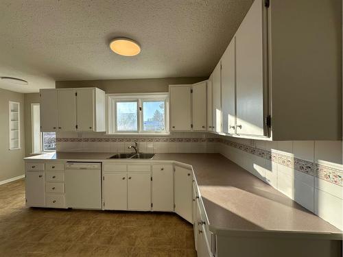 4618 48 Street, Olds, AB - Indoor Photo Showing Kitchen With Double Sink