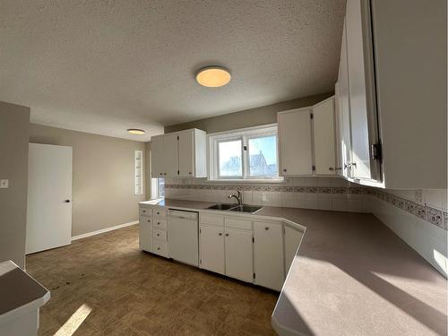 4618 48 Street, Olds, AB - Indoor Photo Showing Kitchen With Double Sink