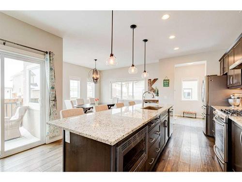 17 Marquis Heights Se, Calgary, AB - Indoor Photo Showing Kitchen With Upgraded Kitchen