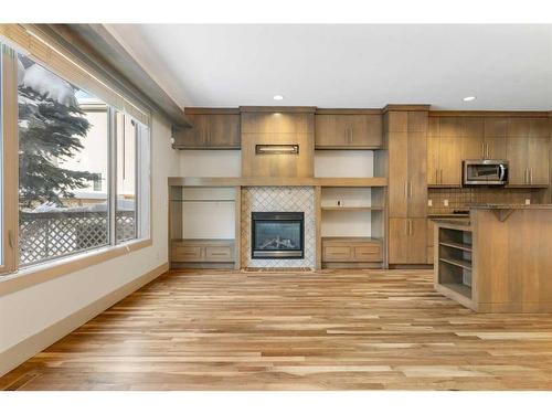 3-2421 29 Street Sw, Calgary, AB - Indoor With Fireplace