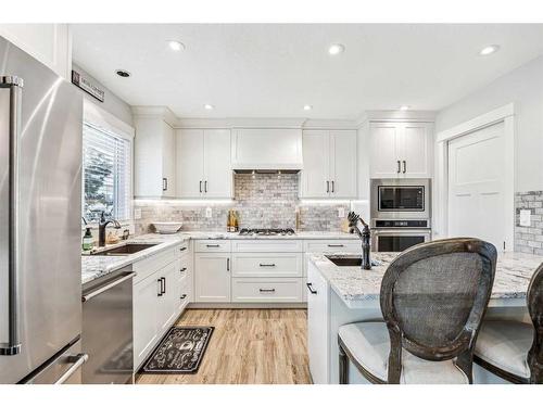 5131 Baines Road Nw, Calgary, AB - Indoor Photo Showing Kitchen With Stainless Steel Kitchen With Upgraded Kitchen